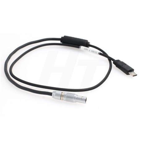 Câble de Commande d'arrêt de démarrage de Moteur Tilta Nucleus-M Multi USB à 7 Broches pour Appareil Photo Sony A7s III