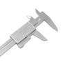 WIKISTORE PIEDS À COULISSE COMPOSE DE NONIUM VISSÉ 150 MM, 4 fonctions, Pied à coulisse ventesimal en acier avec mors de 40 mm,