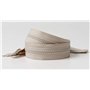 IPEA Fermeture éclair de 75 cm de long - Couleur beige - 2 unités - Chaîne Taille #5 - Fermetures éclair Divisibles pour éblouis