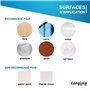 Longivia Lot de 50 Unité Attache Cable Adhesif Transparent Matériau Premium - Accroche Câble Auto-adhésif pour Fil - Clips en Pl