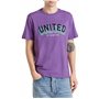 United Colors of Benetton T- Shirt 3i1xu1096, Aubergine, Large Homme