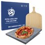 Kit Pizza en Pierre de lave Etna - plaque réfractaire en pierre de lave de l’Etna pour pizza et pain