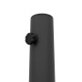 FRANKYSTAR Pierre - Base pour parasol de jardin rond Ø45 cm Pied de 25 kg pour parasols en pierre grise