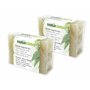 Savon artisanal végétal TEA TREE ET HUILE DE NEEM Bio 2 X 100g Naturalma processus de traitement à basse température végétalien