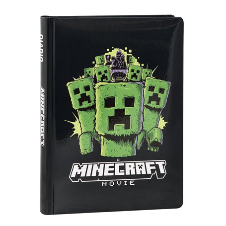 Franco Cosimo Panini Minecraft Minecraft Agenda scolaire officiel 12 mois idéal pour l'école primaire avec couverture rembourrée