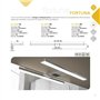 Applique murale LED pour miroir de salle de bain, 30 cm, 4,8 W, Fortuna