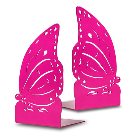 IPEA Serre Livres pour Enfants – Fabriqué en Italie – Design Papillon – Ferme Livres décoratifs en métal pour Chambre