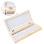 50 Pièces Boîte de Rangement pour Lame de Microscope Boîte de Rangement de Lames en Bois avec Non Polluant Outil de Rangement po
