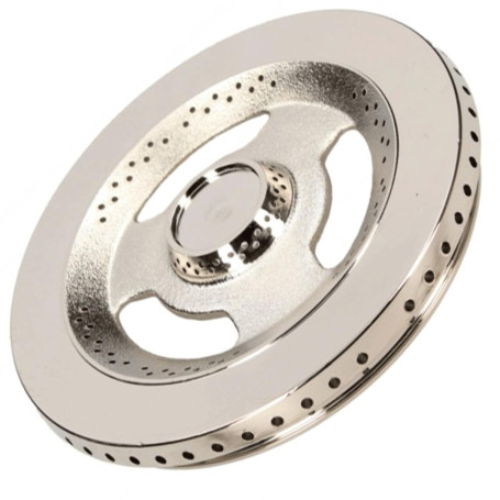 Lot de 1 brûleur pour cuisinière à gaz Smeg Réf. S 5344 chromé couleur inox