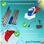 NEWFUN 2x Panneau led voiture, Panneau affichage Led, Plaque lumineuse camion personnalisé, Écran LEd 34.8 x 10.2 cm, 5 V / 2 A