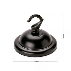 Taille-crayon Milan compactserie especial shadow Noir Caoutchouc