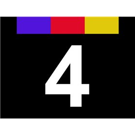 IBILI - Lot de 4 tasses à café, 110 ml, Expresso Colorfull