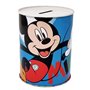 Disney Tirelire Mickey Mouse en métal étain non ouvert 11 x 8 cm