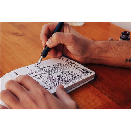 Trousse Fourre-Tout Triple El Pulpo   Bleu Rose 22 x 12 x 3 cm