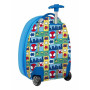 Trolley de Cabine Stitch RESCUE Bleu Rouge 28 x 43 x 23 cm