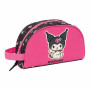 Trousse de Toilette Kuromi Noir Fuchsia 26 x 16 x 9 cm