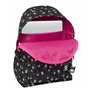 Cartable Kuromi Noir Fuchsia 31 x 43 x 13 cm