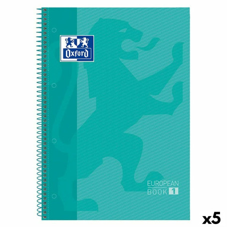 Cahier Oxford Classic A4 80 Volets (5 Unités)