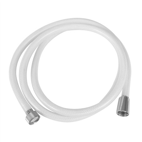 Amig - Flexible de douche universel Mod.9902 en PVC renforcé blanc | Longueur : 1