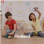 Miniland - Tablemark Tableau Magnétique Enfant | Tableau de Dessin Magique avec Effaceur, Crayon et Formes | Jouet Éducatif et C