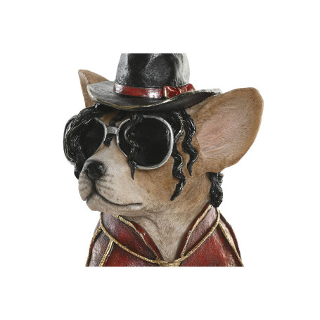 Figurine Décorative Home ESPRIT Marron Doré Bordeaux Chien