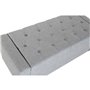 Banquette Home ESPRIT Gris clair Polyester Bois 120 X 50 X 42 CM