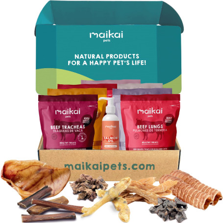 MAIKAI Coffret Friandises Naturelles pour Chien – Oreilles de Porc