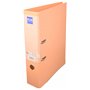 Classeur Plus Office Folio Rado à levier Super Fort Grande Capacité Dos 80 mm Orange Pastel.