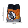 CYPBRANDS Dragon Ball Mochila Saco-Goku, Sac à Dos Mixte Enfant, Orange, Estandar