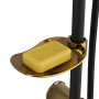 Colonne de douche Fontastock Noir Doré Acier inoxydable ABS Chrome