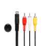 RUITROLIKER Câble AV Audio Vidéo RCA 9 broches pour Genesis 2 3