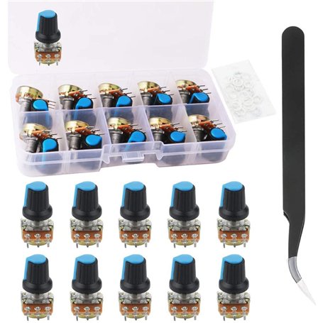 RUNCCI-YUN 10Pcs Linéaire Rotatif Potentiomètre