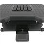 PrimeMatik - Repose-Pieds avec Plate-Forme réglable en Plastique Noir avec Effet de Massage 455 x 330 mm 3 Niveaux