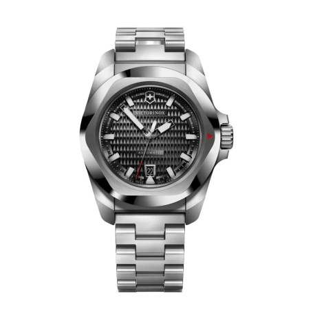 Victorinox INOX Montre Homme Analogique Automatique avec Bracelet Acier Inoxydable V242019