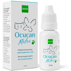 Ocucan Gouttes Oculaires Hydratantes pour Chiens et Chats. Gouttes Humectantes à l’Acide Hyaluronique - 15 ML Ocucan Gouttes Oculaires Hydratantes pour Chiens et Chats. Gouttes Humectantes à l’Acide Hyaluronique - 15 ML