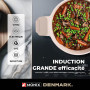 MONIX Denmark | Batterie de cuisine 10 pièces, fonte d’aluminium avec revêtement antiadhésif, tous feux dont induction, Beige
