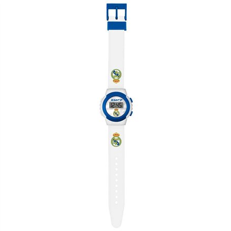 Real Madrid Mixte Enfant Numérique Quartz Montre avec Bracelet en Silicone RM00014