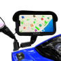 Support Telephone Moto Scooter Etanche Etui de Protection valide pour Smartphones jusqu'a 7