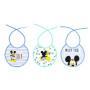 Interbaby Amazon Disney Lot de 3 bavoirs éponge 20 x 20 cm Mickey Mouse
