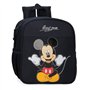 Disney Joumma Mickey Cheerful Sac à Dos préscolaire Adaptable à Chariot Noir 21 x 25 x 10 cm Polyester 5