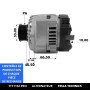 alternateur 75A. Compatible avec RENAULT