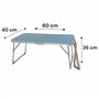 Samborella Table pliante de camping et de plage 60 x 40 x 26 avec poignée