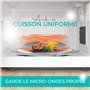 Couvercle pour micro-ondes et four avec sortie de vapeur, ustensile de cuisine, parfait pour les petits et grands micro-ondes pe