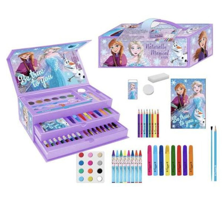 Boîte d’Activités pour coloriage Frozen Lila