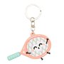 Mr. Wonderful - Lot de 2 Porte-Clés Raquette et Balle de Tennis - Porte-Clés Personnalisés - Cadeaux Personnalisés, Multicolore,