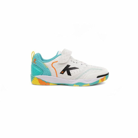 Chaussures de Futsal pour Enfants Kelme Goleiro Kids Blanc
