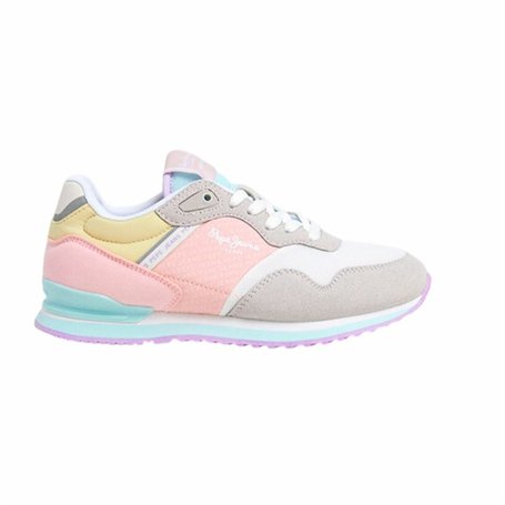 Chaussures de sport pour femme Pepe Jeans Pepe Jeans London Print G Gris clair