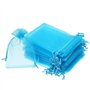 Wady - Lot de 100 sachets en organza avec cordon de serrage pour cadeaux
