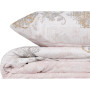 Parure de lit - 1 housse de couette 220 x 240 cm + 2 taies d'oreiller 60 x 60 cm - 100% coton renforcé - Brun