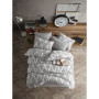 Parure de lit - 1 housse de couette 220 x 240 cm + 2 taies d'oreiller 60 x 60 cm - 65% coton